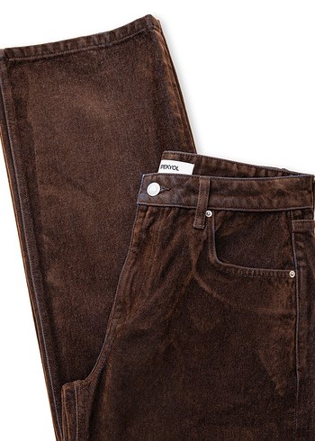 İpekyoll Flok baskılı jean - Görsel 2