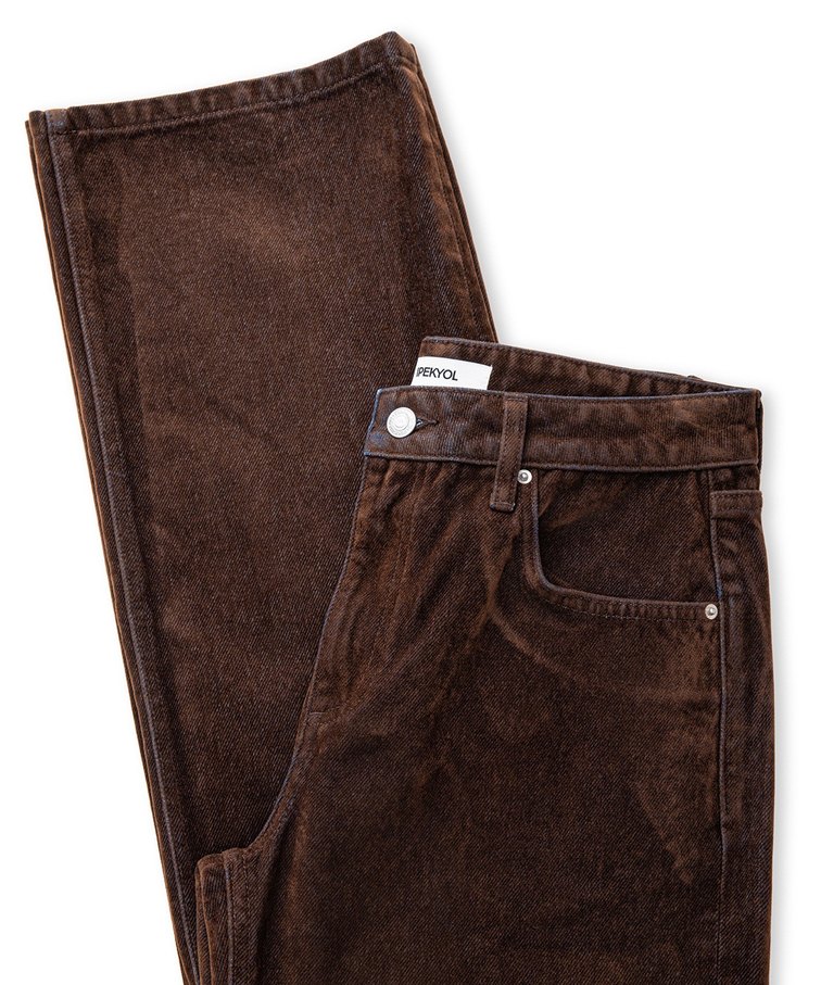 İpekyoll Flok baskılı jean - Görsel 2