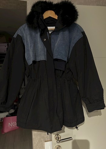 İpekyol denim detaylı parka - Görsel 5