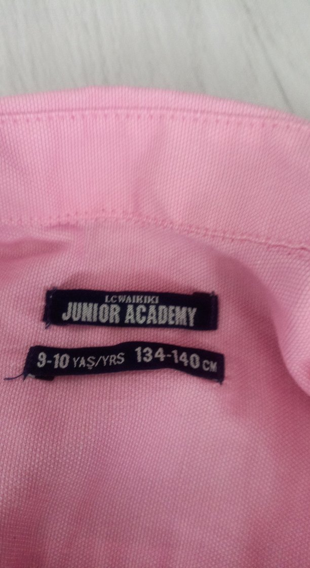 Pembe Düğmeli Keten Midi Gömlek - Görsel 2