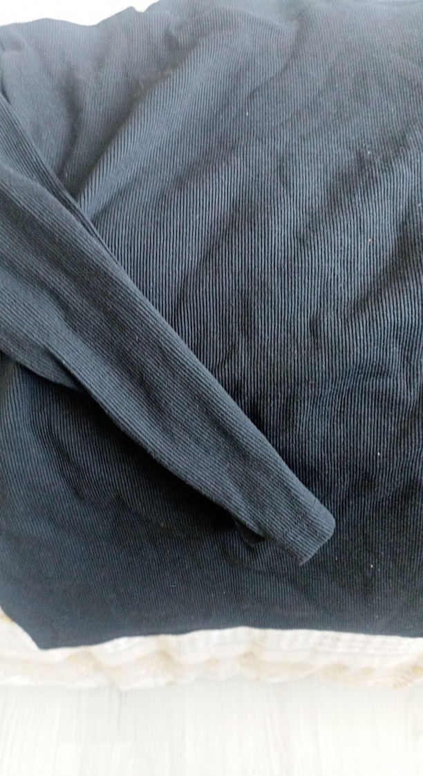 siyah uzun kol mevsimlik kazak erkek yarım boğaz yeni etiket li - Görsel 2