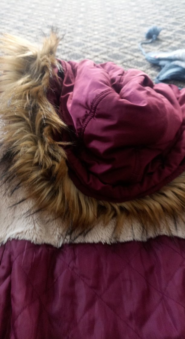 Bordo Kadın Sıcak Midi kaban - Görsel 5