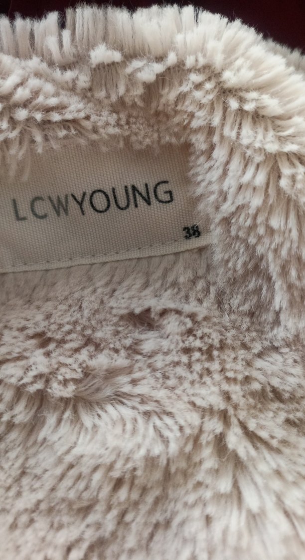 Bordo Kadın Sıcak Midi kaban - Görsel 4