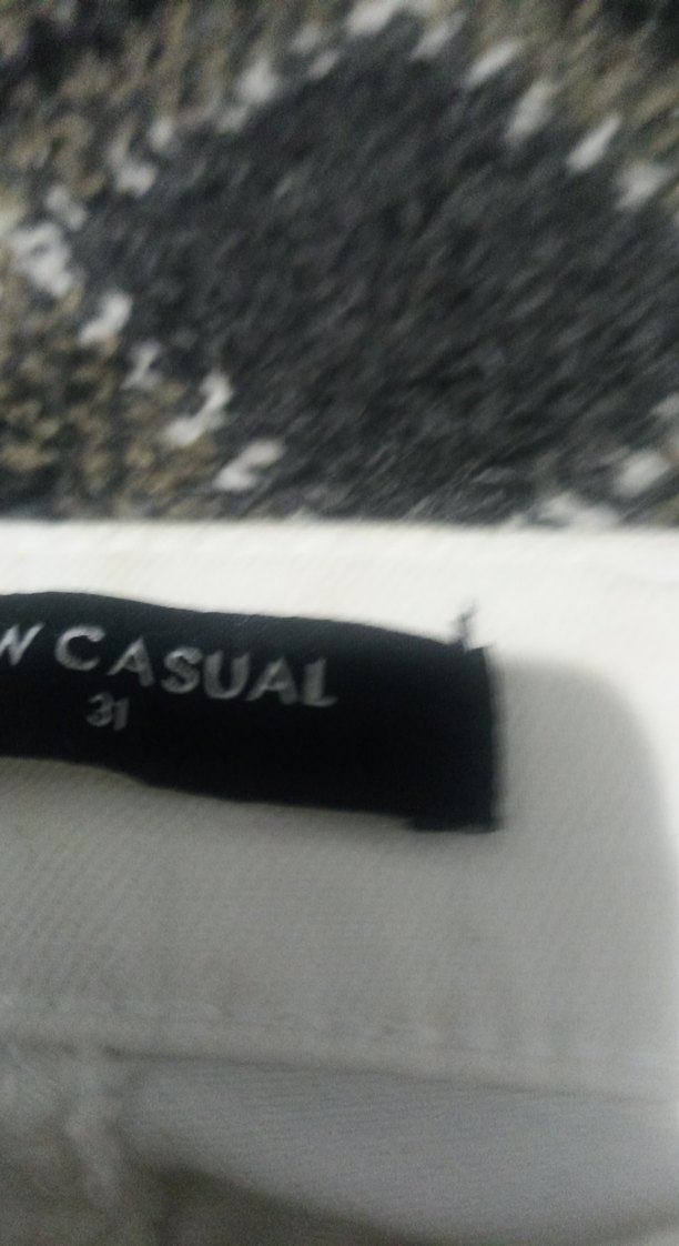 Beyaz Pamuklu Kemerli Kadın Pantolon - Görsel 2