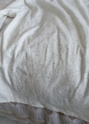 Kadın Beyaz Triko Bisiklet Yaka Kazak - Görsel 3