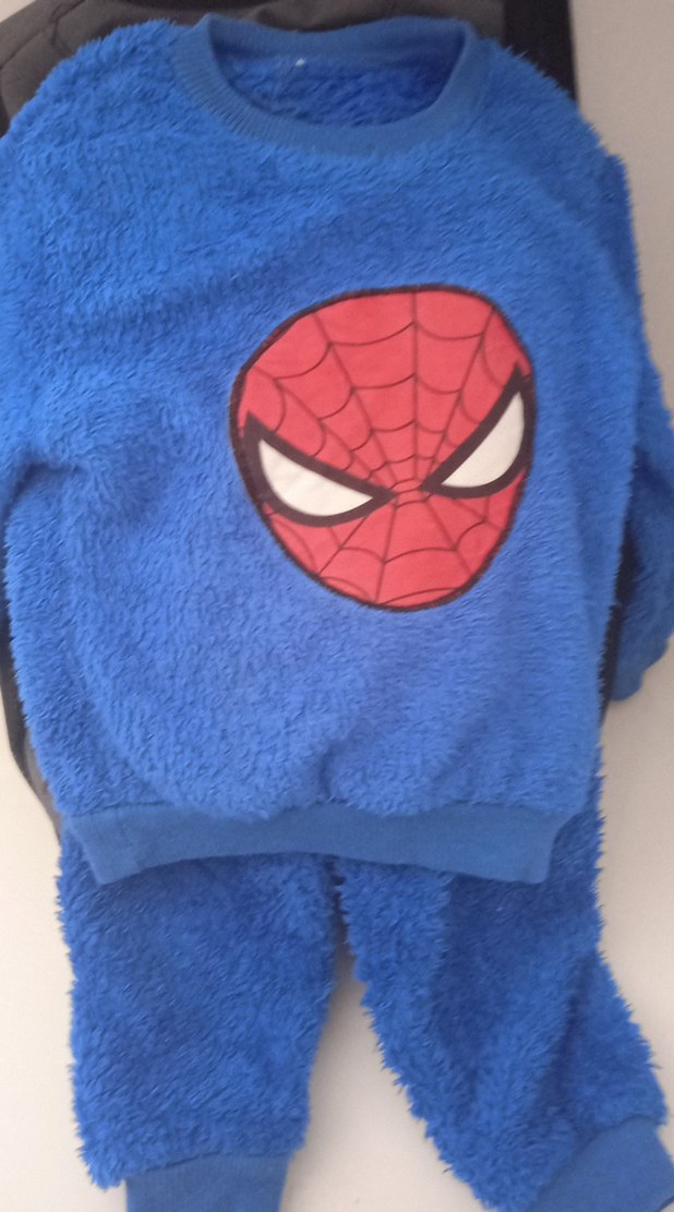 Mavi Erkek Çocuk Baskılı ikili takilm yunlu - Görsel 2