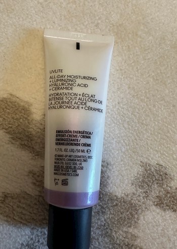 MAC Parlak Mor Işıltılı Strobe Krem - Görsel 2