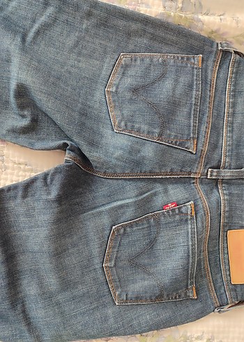 29 Beden mavi Renk Kadın Mavi Slim Fit Midi Kot Pantolon