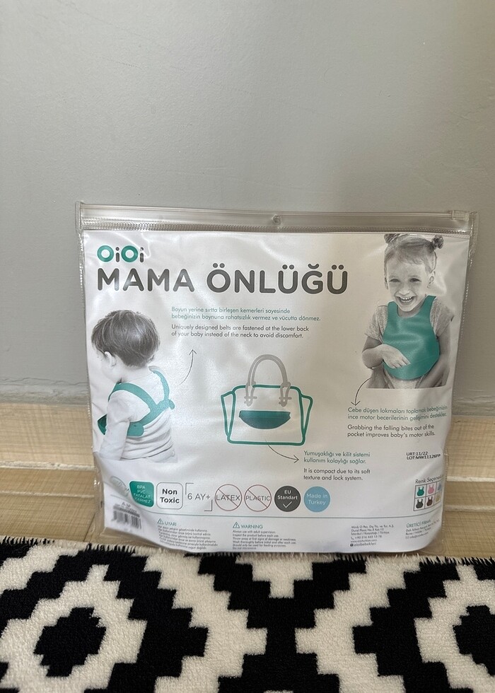 Oioi silikon mama önlüğü - Görsel 2