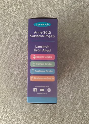 Lansinoh Anne Sütü Saklama Poşeti 25'li - Görsel 4