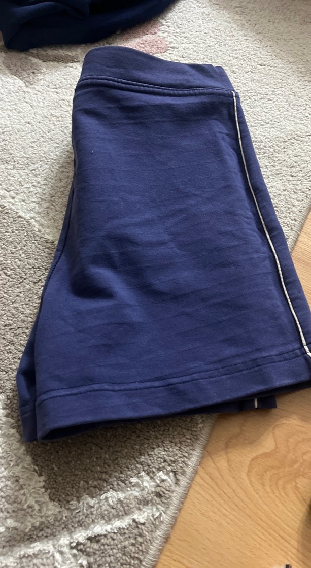 Mavi Polo Sport Hamile Şortu Fermuarlı - Görsel 4