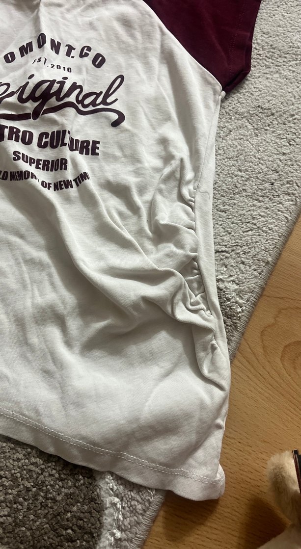 Baskılı, Kısa Kollu Hamile Tişörtü - Görsel 2