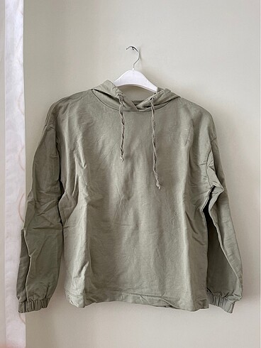 Su yeşili sweatshirt