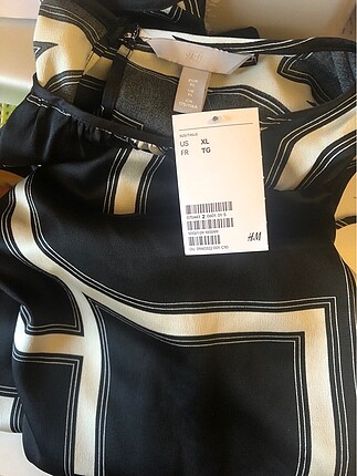 m Beden H&M günlük şık siyah elbise