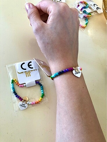 Beden çeşitli Renk Charm It Çocuk Bileklik