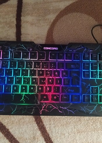 Concord Siyah RGB Klavye Pazarlık Vardır - Görsel 2