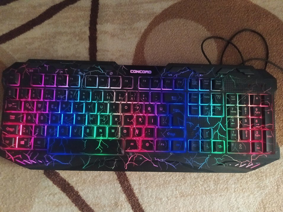 Concord Siyah RGB Klavye Pazarlık Vardır - Görsel 2