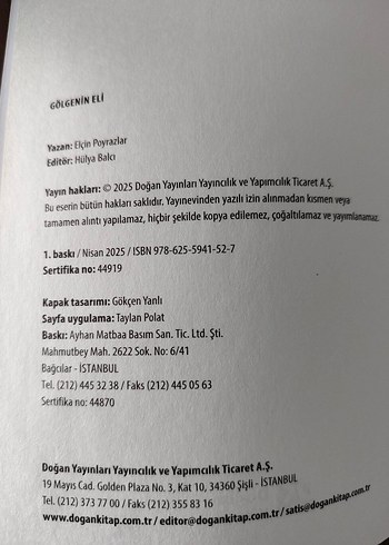 Beden Renk Gölgelerin Eli - Elçin Poyrazlar
