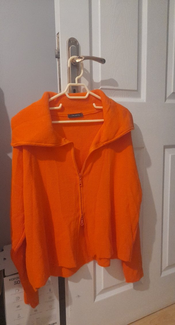 şal yaka hırka - Görsel 2