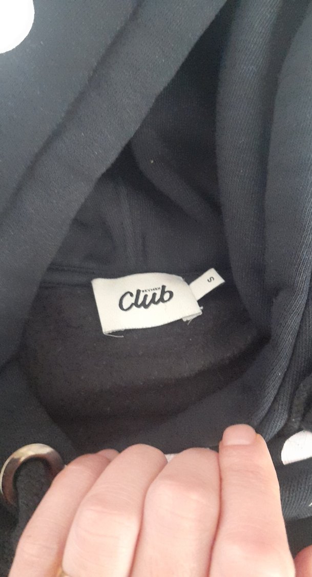 Puantiye Desenli Siyah Bluz - Görsel 3