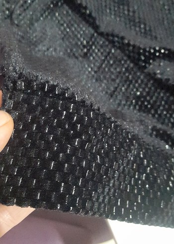 Kızlar için Siyah Örme Boğazlı Takım - Görsel 3