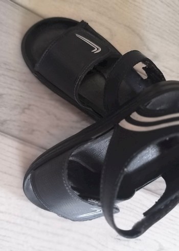 Erkek Lacivert Cırtlı Kauçuk Sandalet - Görsel 5