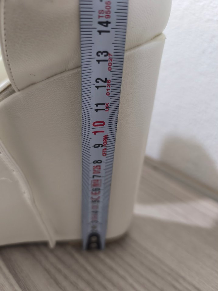 Diger Beyaz Dolgu Topuklu Abiye Ayakkabı - Görsel 3