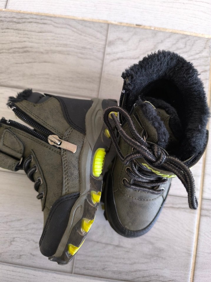 Kinetix Gri Erkek Çocuk Botu Velcro - Görsel 2