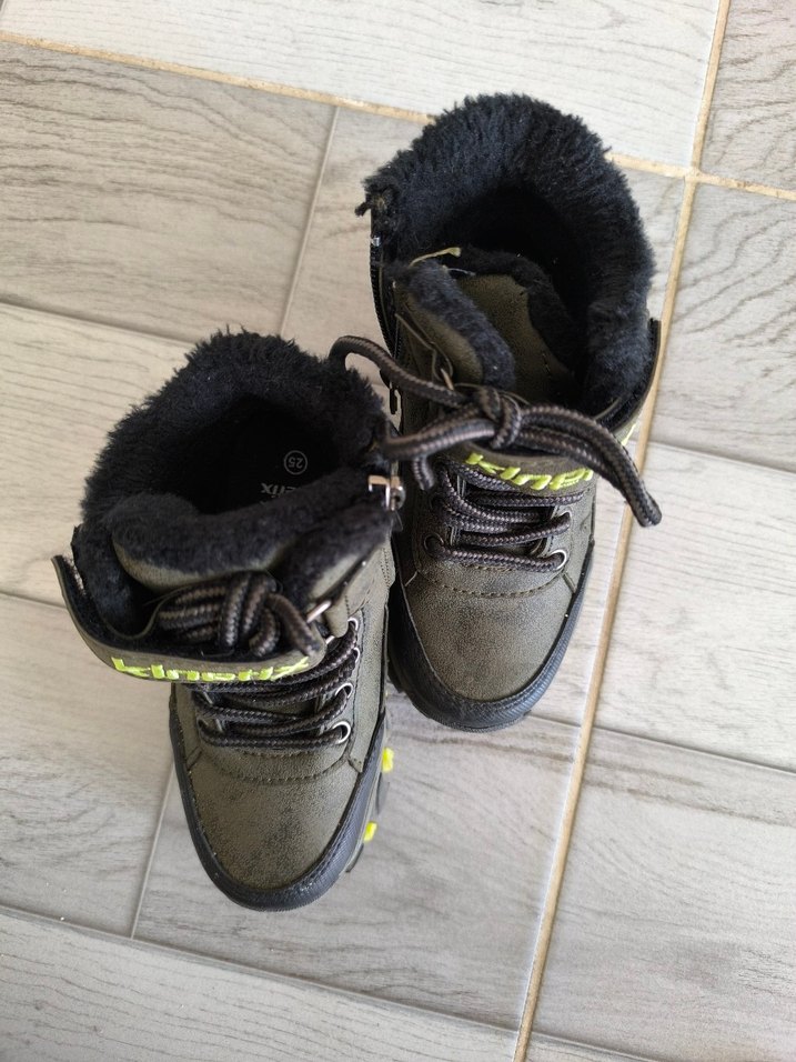 Kinetix Gri Erkek Çocuk Botu Velcro - Görsel 5