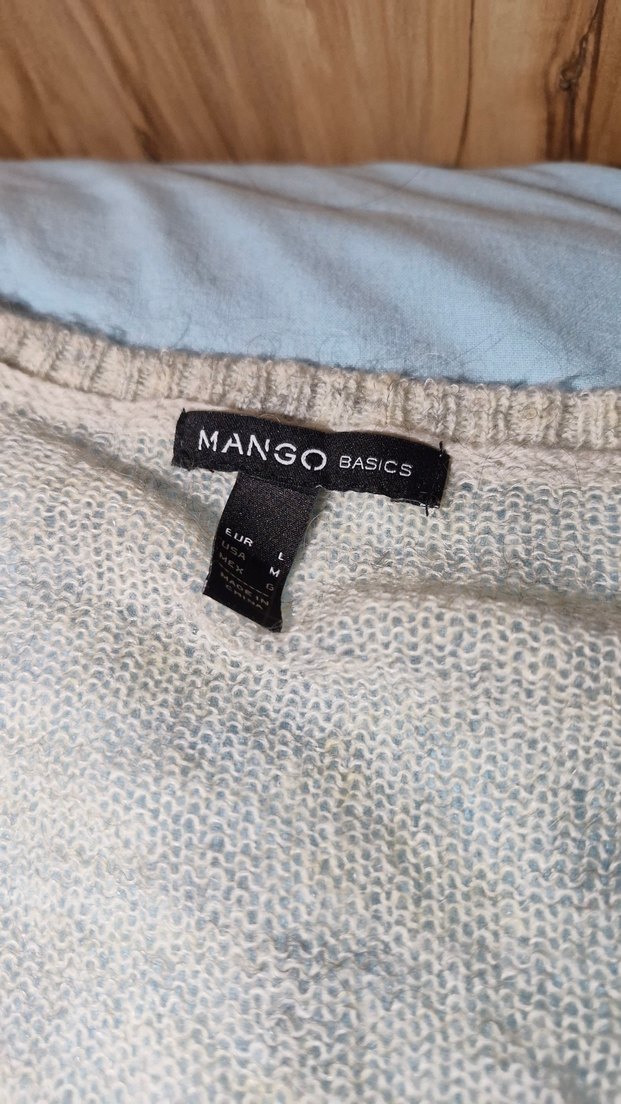 Bej V Yaka Kadın Hırka - Görsel 2