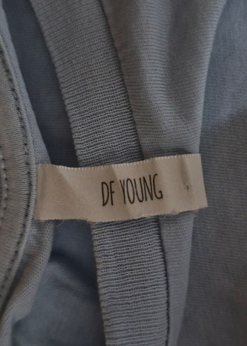 Mavi Baskılı Tişört, Kısa Kollu - Görsel 3