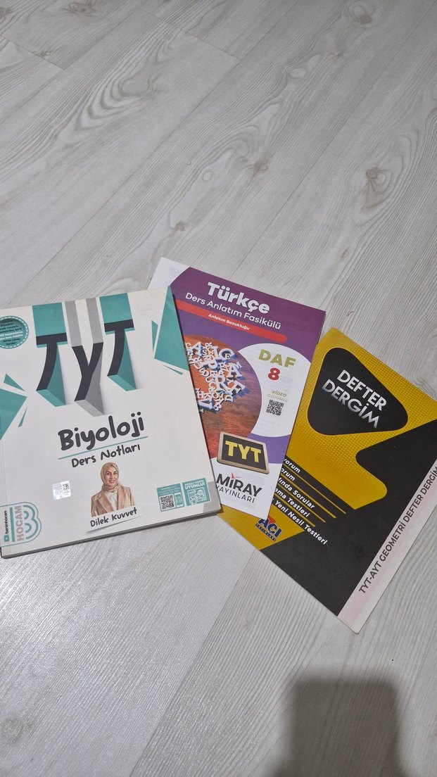 TYT Biyoloji Notları ve Türkçe/Geometri Fasikülleri - Görsel 2