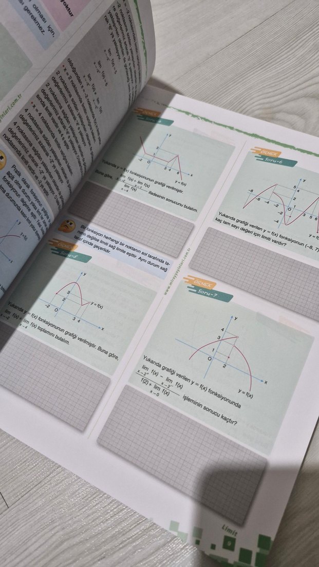 Limit-Türev İntegral Konu Anlatım Modülü Kitabı - Görsel 5