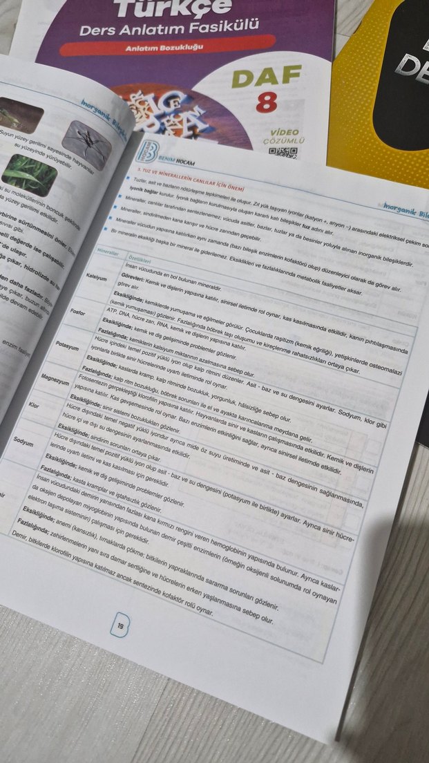 TYT Biyoloji Ders Notları - Dilek Kuvvet - Görsel 4