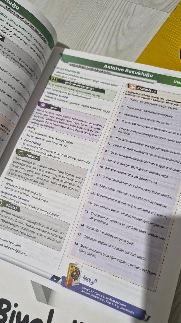 TYT Biyoloji Ders Notları - Dilek Kuvvet - Görsel 5