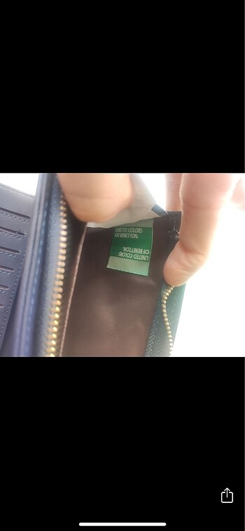  Beden Orijinal Benetton cüzdan