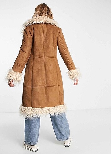 Stradivarius Stradivarius kaban Afgan penny Lane coat