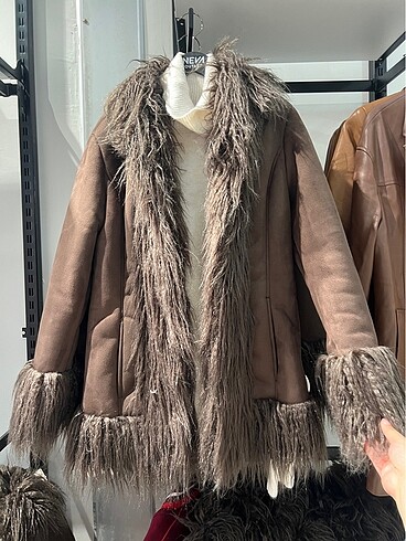 Stradivarius kaban Afgan penny Lane coat