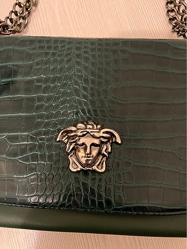 Versace Orijinal Versace Medusa Yeşil çanta