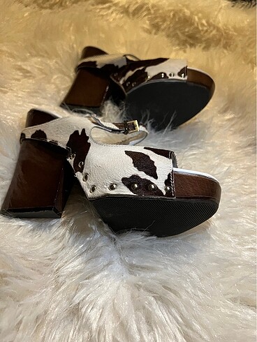 Y2K Ahşap topuklu Terlik Gianni Bravo - Görsel 5