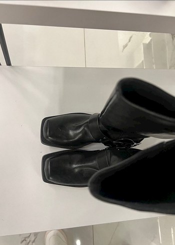 Pull and bear kare burun çizme - Görsel 3