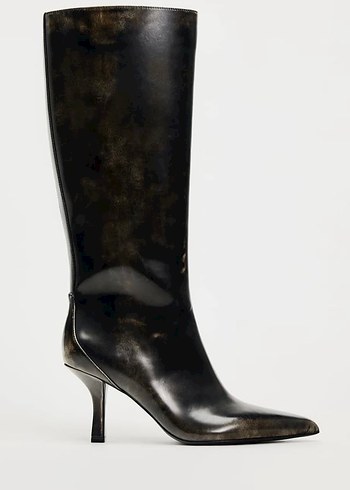 Jimmy choo muadili zara eskitme sivri burun stiletto çizme - Görsel 7