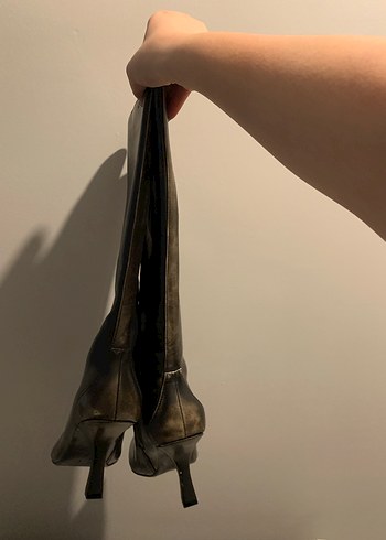 Jimmy choo muadili zara eskitme sivri burun stiletto çizme - Görsel 4