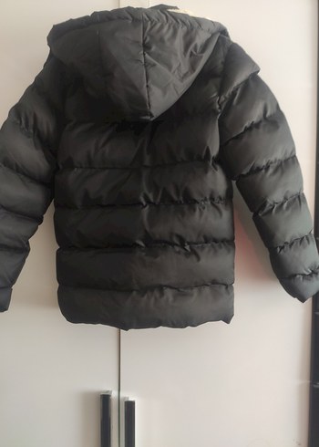 10 Yaş Beden siyah Renk Siyah erkek çocuk Mont