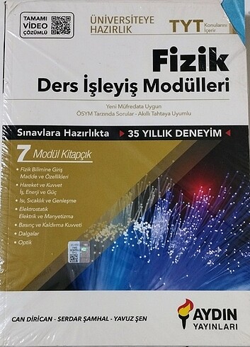 Aydın yayınları, TYT Fizik set 