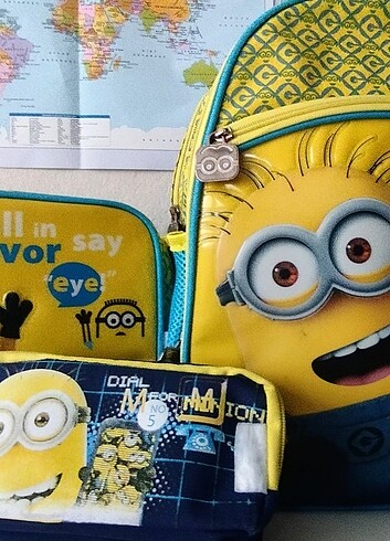  Beden Renk Hakan çanta, lisanslı okul çantası seti
