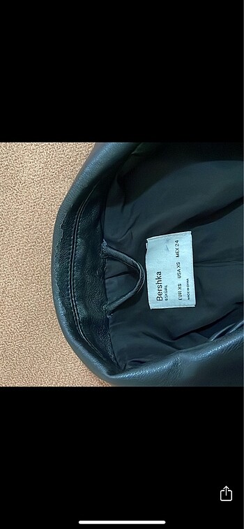 xs Beden BERSHKA XS DERİ CEKET