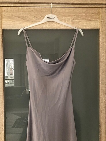 Saten elbise - Görsel 5