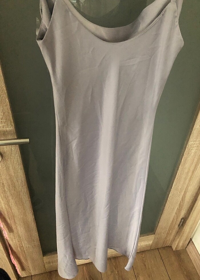 Saten elbise - Görsel 4