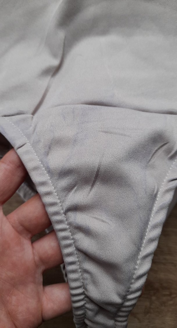 Gri Taşlı V Yaka Kadın Mayo bluz - Görsel 3